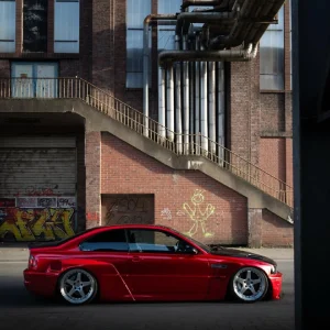 NewCarWrapCom Gloss Metallic Vampire Red Car Wrap